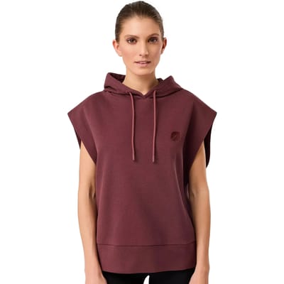 Mouwloos sweatshirt met capuchon voor dames Mandala
