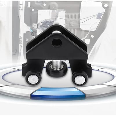 Schuifdeur R geleider voor Renault Trafic 2000 2010 7700312012 zwart