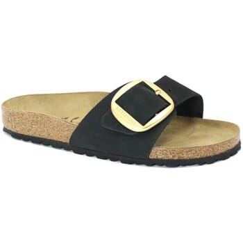Birkenstock Madrid Big Buckle Slippers - Dames - Zwart - Maat 38