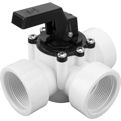 Vanne Déviatrice 3 Voies Femelle G1‑1/2in Filetage Femelle Pièce de Rechange en Plastique pour Zodiac Jandy 4715