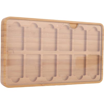 Game Kaart Case Geschikt voor   2   Lit Kaart 12 Sleuven Compact Draagbaar Game Kaart Opbergdoos beige