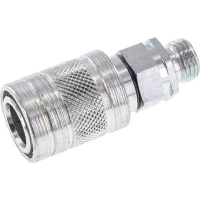 Stalen DN 6.3 Hydraulische Koppeling Snelkoppeling 8 mm L Knelring ISO 7241-1 A/8434-1 D 12mm