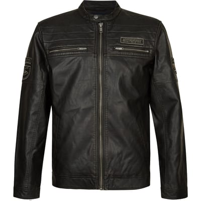 Petrol Industries - Heren PU Jack Dorado - Zwart