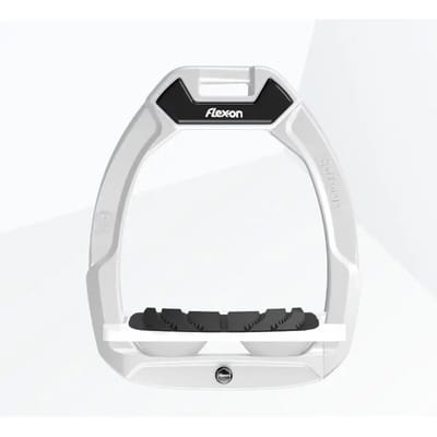 Veiligheid stijgbeugels Paardrijden Incliné Grip Wit/Wit/Wit Flex-On Safe-On