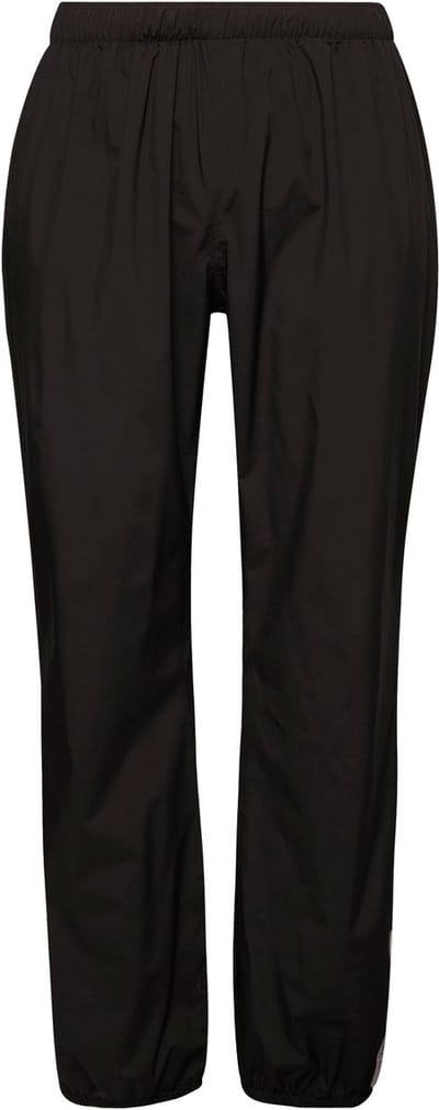 Ulla Popken - Dames - Regenbroek waterdicht reflecterende biezen - Zwart - Maat 42+
