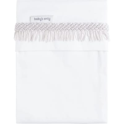 Baby's Only Wieglaken gebreide bies Happiness - Urban Taupe/Ecru - 80x100 cm