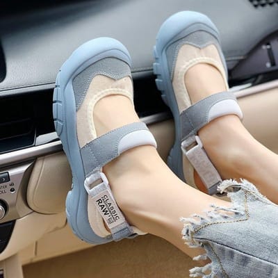 Blauwe Leuke Dames Pantoffels Stijlvolle Eenvoudige Dames Sandalen Sexy Pantoffels voor Dames Sandalen in Koreaanse Stijl Damesschoenen 35 blauw