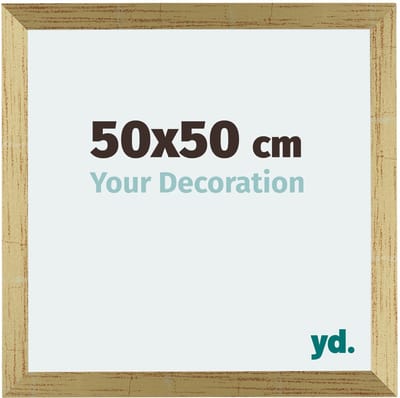 Your Decoration - Puzzellijst 50x50 cm - Goud Glans - Puzzellijst 500-1000 stukjes - MDF Fotolijst - Mura