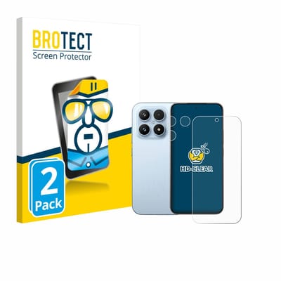 BROTECT - Screenprotector voor Xiaomi 17 (Voor+Camera) - Folie Beschermfolie transparant 2 Stuks