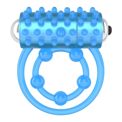 Lovetoy - Lumino Play - Vibrerende Cockring Met Nopjes- Glow In The dark