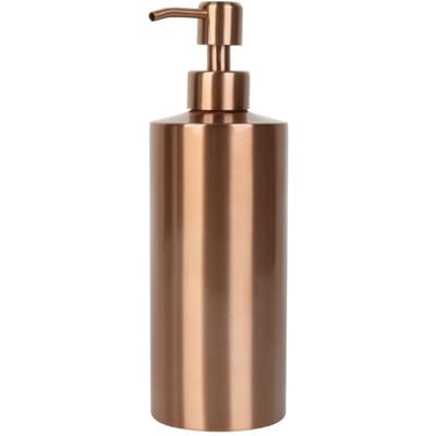 Distributeur de savon en acier inoxydable Pompe métallique 250 ml 350 ml 550 ml Pompe à lotion Or Rose Bouteille de désinfectant pour les mains à pression manuelle brown