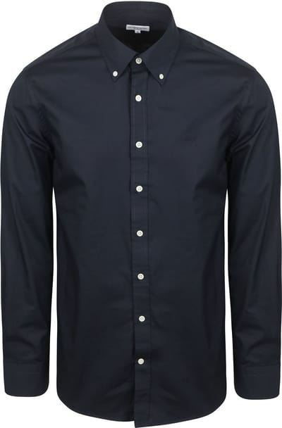 McGregor Overhemd Poplin Donkerblauw (navy) - Maat M - Heren - Overhemden Casual
