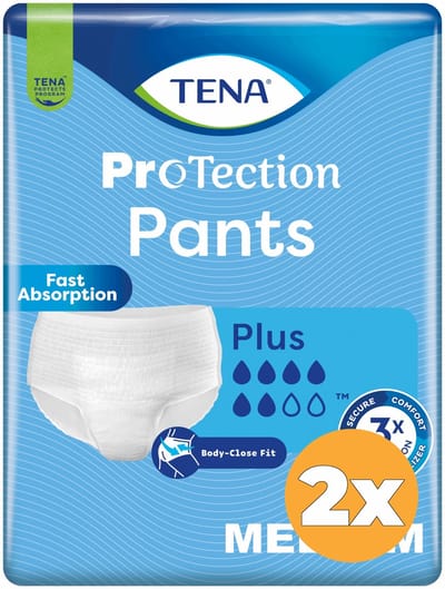 2x Tena Pants Plus ProTection M (30 stuks)