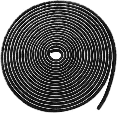 Borstelstrip Deur Isolatie - Tochtstrip Raam - Energie Besparen - Zelfklevend Met Hoge Dichtheid - 6 Meter - Zwart