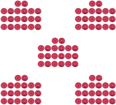 Gordel Stoppen - Gesp Clips - Voorkom Schuiven - Universele Pasvorm - Diameter 16mm - Rood