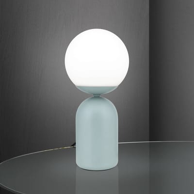 ORION Stanley tafellamp, lichtgroen, hoogte 32 cm, keramiek/glas