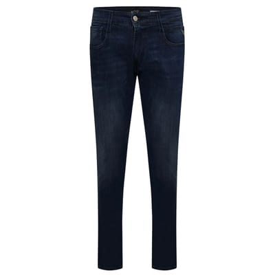 Replay Heren Anbass katoenen slim-fit jeans (Blauw)