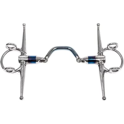 Naaldbit voor paarden Trust Sweet Iron Full Cheek Gag Wideport Segundo 16