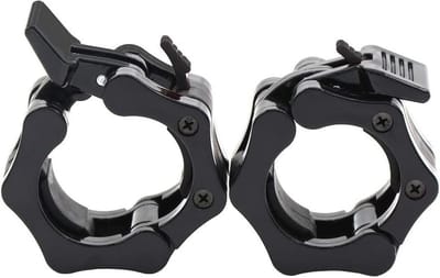 Halterklemmen 2 inch voor Gewichtheffen - Zware Kraagclips met Snelle Ontgrendeling voor Fitness Training