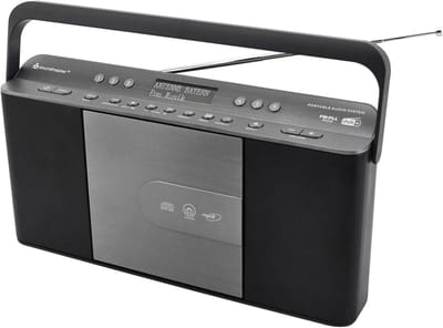 Compacte Radio met DAB+, FM en CD-speler - Slank Ontwerp voor Keuken of Vensterbank
