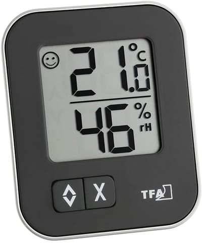 TFA Digitale Thermo- Hygrometer Moxx, zwart