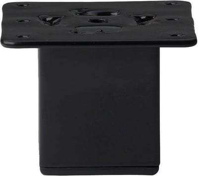 Furniture Legs Europe Vierkante Meubelpoot - 7 cm - Zwart