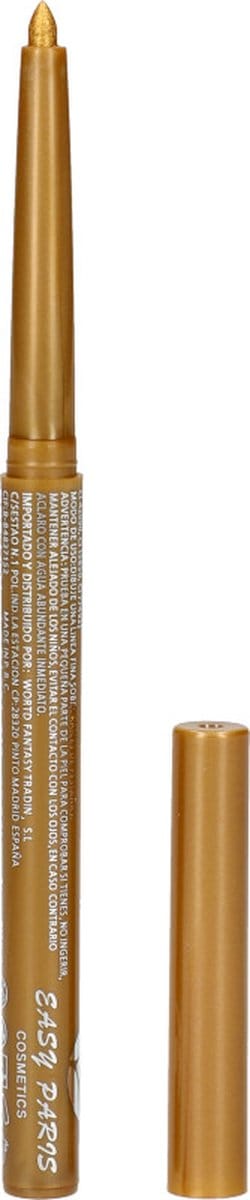 Easy Paris Cosmetics - Goud oogpotlood en lippotlood, draaibaar / Automatic Pencil Eyeliner Lipliner - Waterproof - Nummer 22 Dorado - 1 Stuks