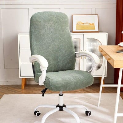 Dikke Computer Fauteuil Zittinghoes Elastische Kantoor Gaming Stoelhoes Home Stretch Stoelhoezen Housse De Chaise S Chair Cover gray