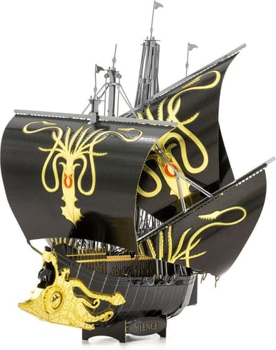 Metal Earth Modelbouw Greyjoy Ship Silence 21 Cm Staal Zwart