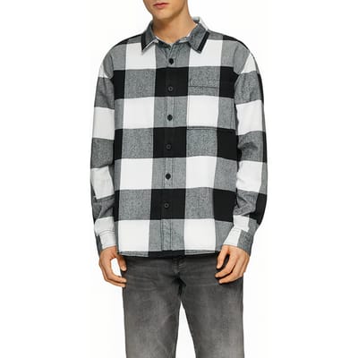s.Oliver -qs Shirts Black Maat: S | Casual Overhemden Outlet | Heren | Zwart