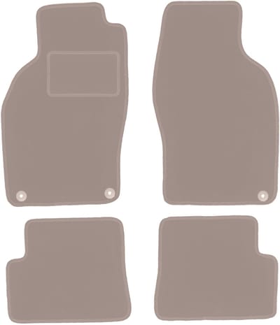 Beige veloursmatten voor: Saab 9-3 I cabrio (1998-2003)