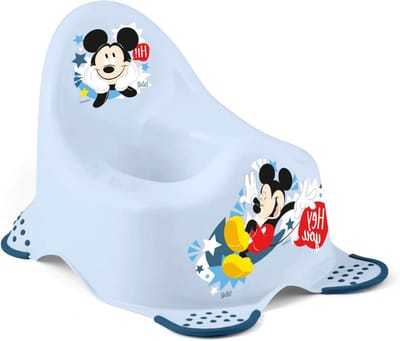 Kinder Potje - Zindelijkheidstraining Pot - Hygiënisch Zindelijk - Antislip Rubberen Voetjes - 23 x 36 x 26.5 cm - Lichtblauw