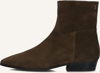 Toral Belinda Enkellaarsjes - Enkelboots met rits - Dames - Bruin - Maat 38