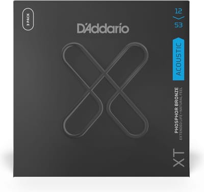 D'Addario XTAPB1253-3P Akoestische Gitaarsnaren (12-53) 3-Pack