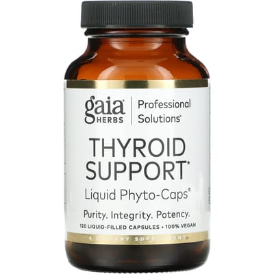 Gaia Herbs Professionele Oplossingen, Schildklier Ondersteuning, 120 Vloeibare Capsules