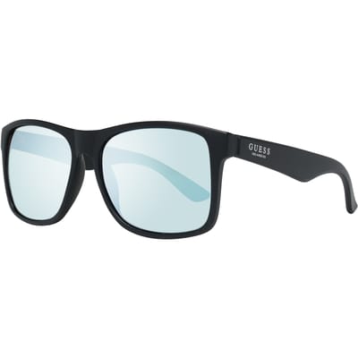 Guess GF0203 02X zwart blauw gespiegelde zonnebril