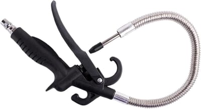Draagbare Handblazer - Stofverwijderaar Reiniger - Auto Motor Reinigen - Multidirectioneel Mondstuk - 300 mm - Zwart