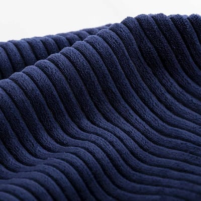 Grote XL Zitzak Hoes Corduroy Donkerblauw (Zonder Vulling)