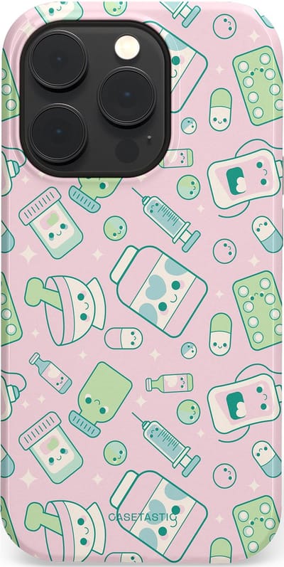 Casetastic Hoesje Geschikt voor Apple iPhone 14 Pro Magsafe - Stijlvolle Beschermende Duo-layer Case - Geneeskrachtig Roze