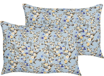 VALLORIA - Buitenkussen set van 2 - Lichtblauw - Polyester