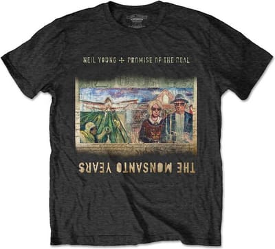 Neil Young - Monsanto Years Heren T-shirt - S - Zwart