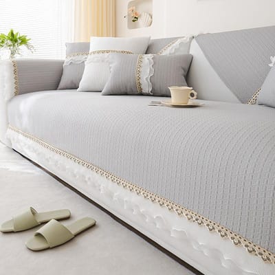 Effen Kleur Zomer Bankhoes Kleine Frisse Bankkussen Antislip Kant Bankkussen Ijszijde Bankhoes Koele Bankkussen Handdoek 70x70cm 1pcs