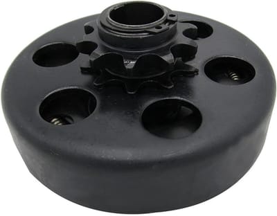 Go Kart Center Bag met 10 Binnenopeningen 19.05mm en 40/41/420 Duurzame Sleutels voor Go Kart, Fiets en Motor, Zwart