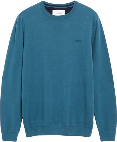 regular fit pullover van puur katoen