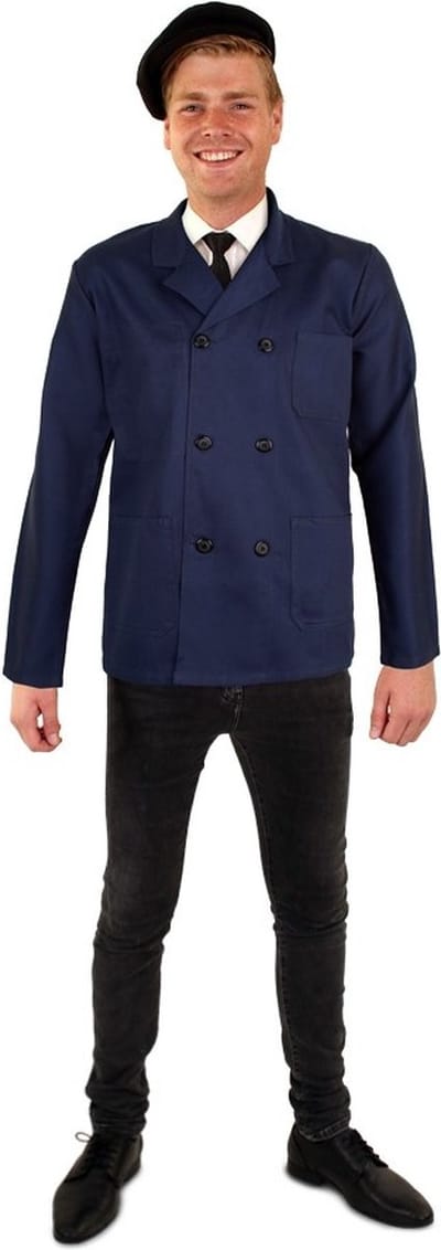 Keeper jas blauw mt.XL-XXL