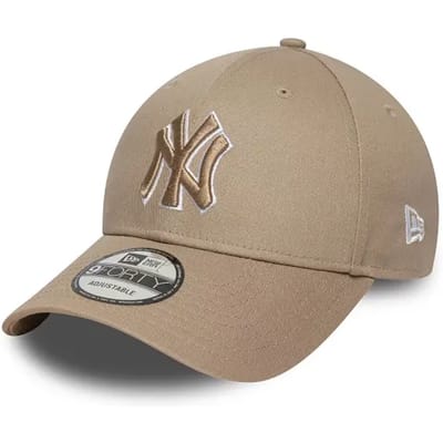 New Era Outline 9fortyâ® New York Yankees Cap 60675524 - Kleur Bruin - Maat 1SIZE
