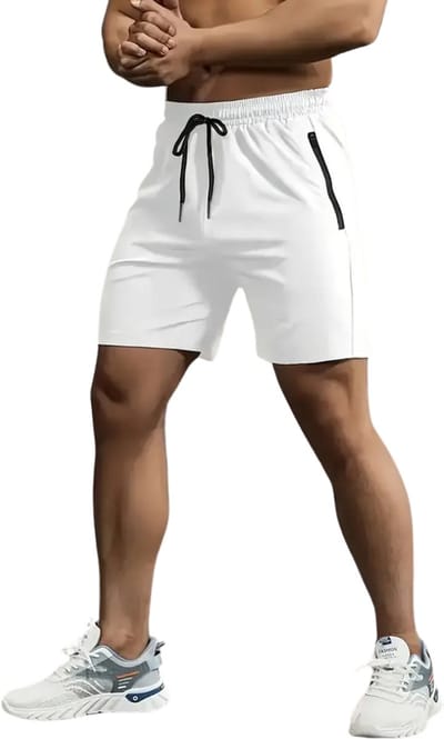 Bovista Tennisbroek Heren - Tennisshort - Tenniskleding - Padelbroek - Padel - Gym - Short - Wit - Maat S
