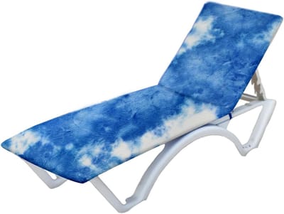 Zomerse Strandstoelhoes van Microfiber - Sneldrogend en Draagbaar voor Tuin, Zwembad en Strand (75x210cm)