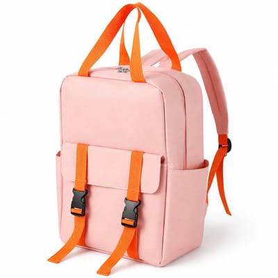 VHV-Lichtgewicht Schoolrugzak Roze - Ergonomische Schooltas voor Basisschool - Comfortabele Rugzak voor Kinderen - Duurzame Dagrugzak - Roze