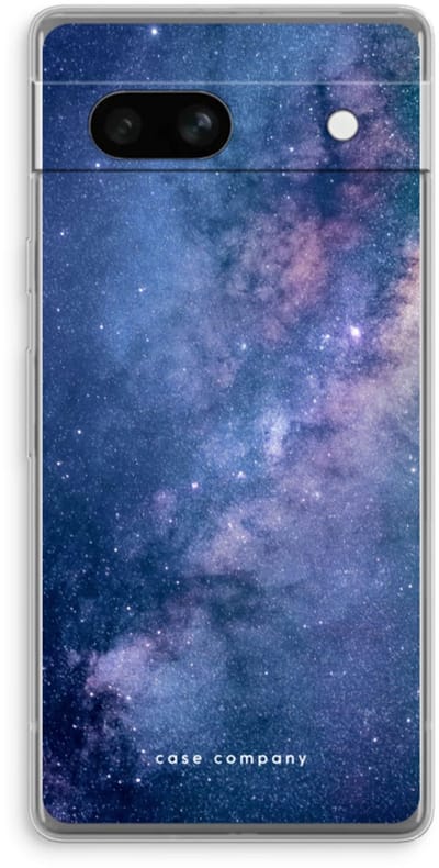 Case Company® - Hoesje geschikt voor Google Pixel 7A hoesje - Nebula - Soft Cover Telefoonhoesje - Bescherming aan alle Kanten en Schermrand